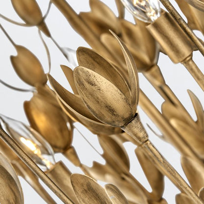 Hinkley Flora 6-Light Burnished Gold Modern Chandelier