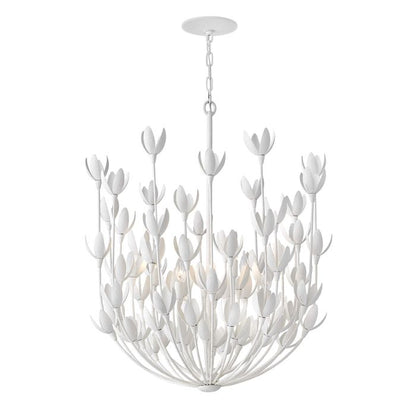 Hinkley Flora 6-Light Textured Plaster Modern Chandelier