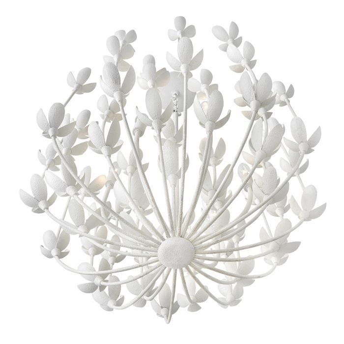 Hinkley Flora 6-Light Textured Plaster Modern Chandelier