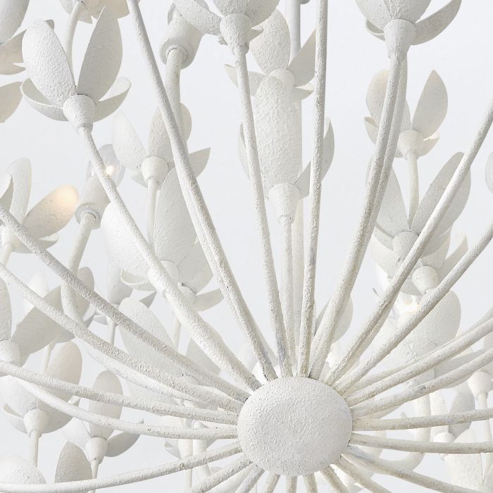 Hinkley Flora 6-Light Textured Plaster Modern Chandelier