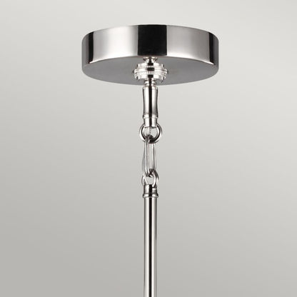 Generation Lighting (Feiss) Harper 5-Light Polished Nickel Glass Globe Chandelier