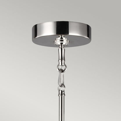 Generation Lighting (Feiss) Harper 7-Light Polished Nickel Glass Globe Chandelier