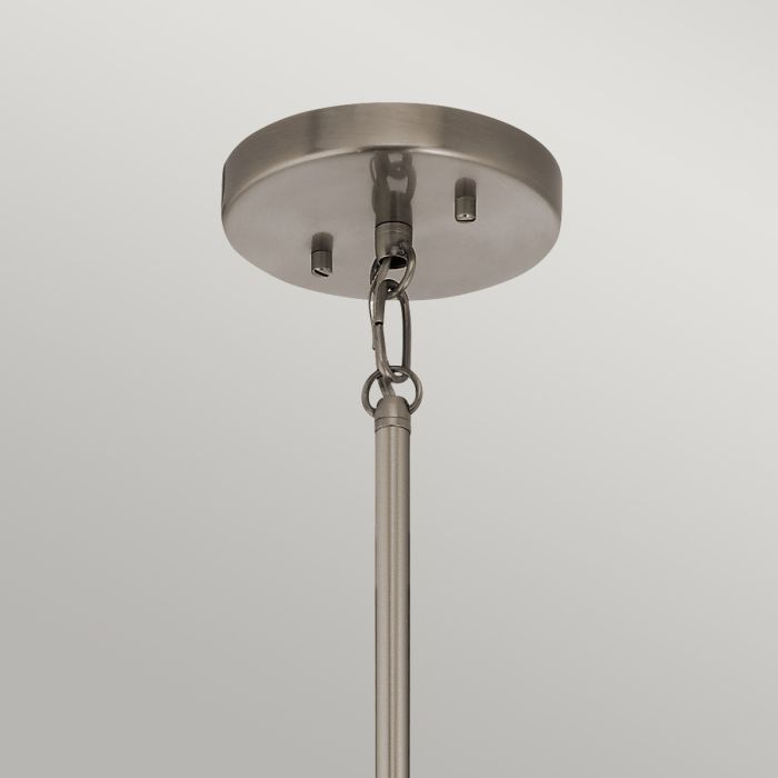 Kichler Karlee 3-Light Classic Pewter Candle Chandelier