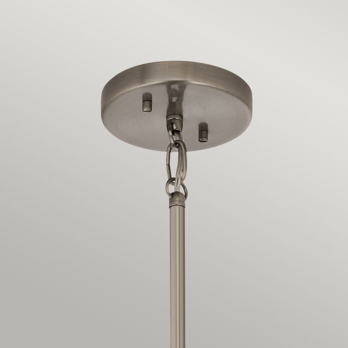 Kichler Karlee 5-Light Classic Pewter Candle Chandelier