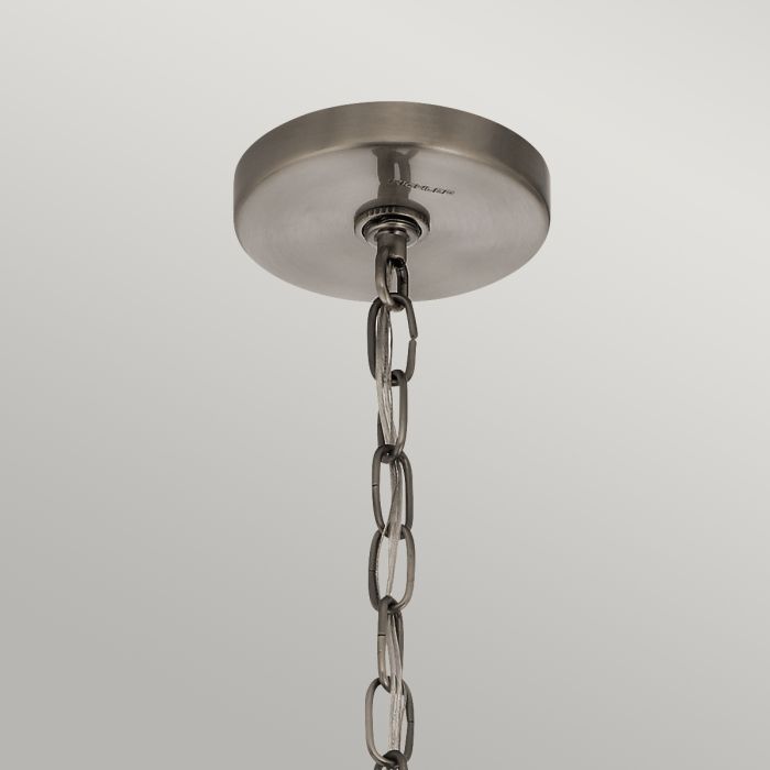 Kichler Karlee 9-Light Classic Pewter Candle Chandelier