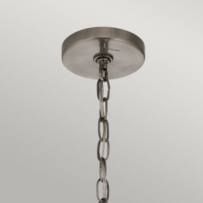 Kichler Karlee 9-Light Classic Pewter Candle Chandelier