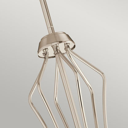 Kichler Kayva 13-Light Polished Nickel LED Glass Chandelier