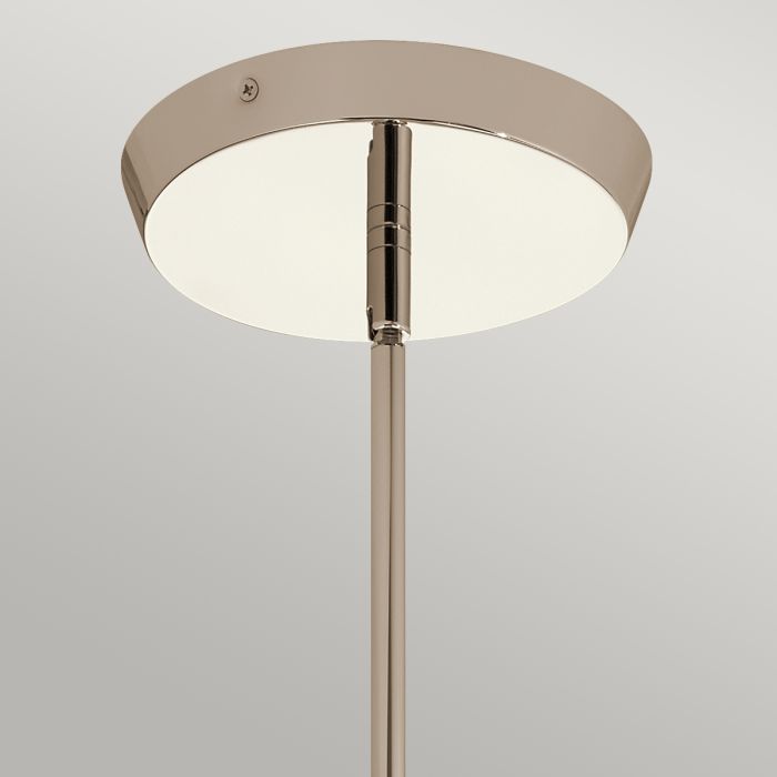 Kichler Kayva 9-Light Polished Nickel LED Glass Chandelier