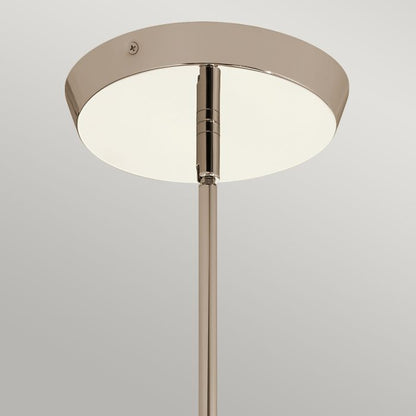 Kichler Kayva 9-Light Polished Nickel LED Glass Chandelier