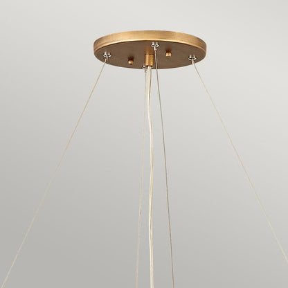 Lisa McDennon by Hinkley Laguna 4-Light Burnished Gold Modern Chandelier