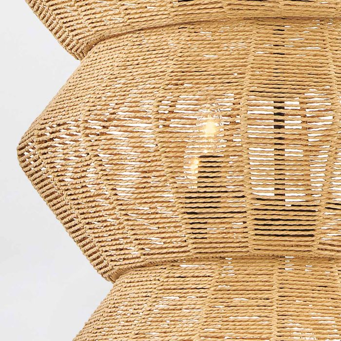 Hinkley Luca 10-Light Black/Camel Multi-Tier Modern Chandelier