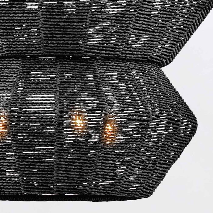 Hinkley Luca 10-Light Black Multi-Tier Modern Chandelier