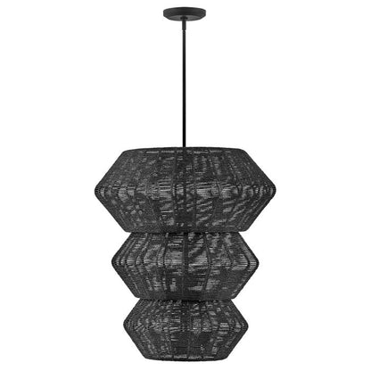 Hinkley Luca 10-Light Black Multi-Tier Modern Chandelier