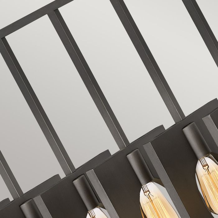 Lisa McDennon by Hinkley Ludlow 8-Light Brushed Graphite Island Chandelier