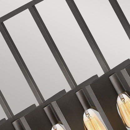 Lisa McDennon by Hinkley Ludlow 8-Light Brushed Graphite Island Chandelier