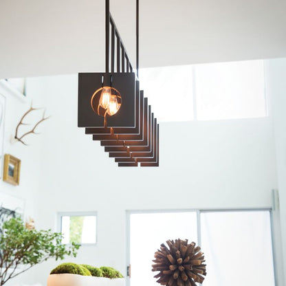 Lisa McDennon by Hinkley Ludlow 8-Light Brushed Graphite Island Chandelier