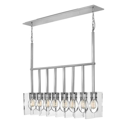 Lisa McDennon by Hinkley Ludlow 8-Light Polished Nickel Island Chandelier