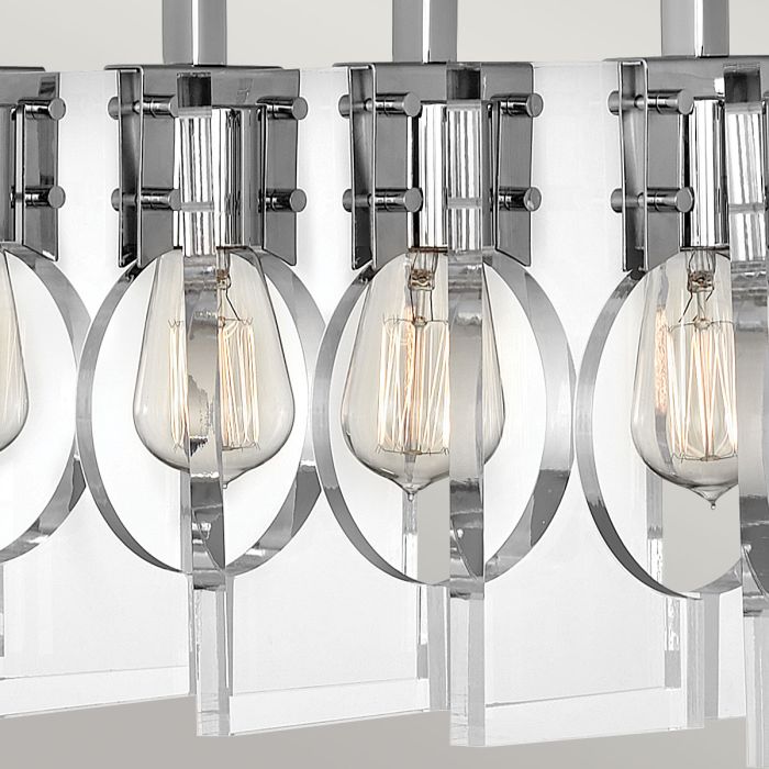 Lisa McDennon by Hinkley Ludlow 8-Light Polished Nickel Island Chandelier