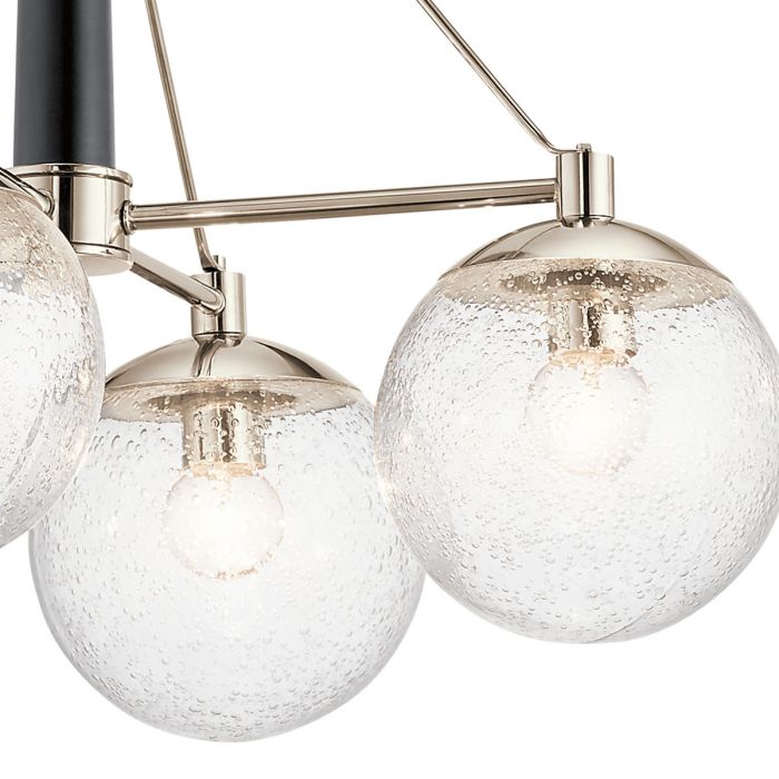 Kichler Marilyn 4-Light Polished Nickel Globe Chandelier