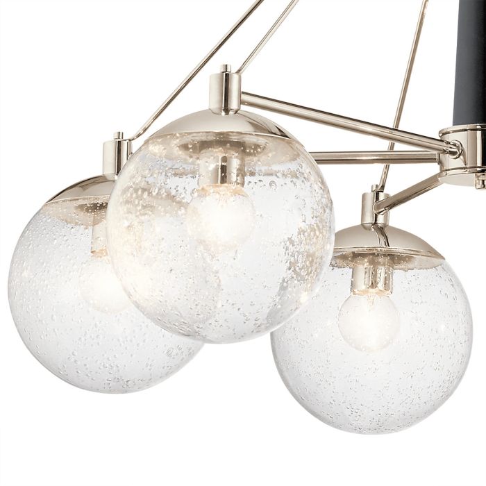 Kichler Marilyn 4-Light Polished Nickel Globe Chandelier