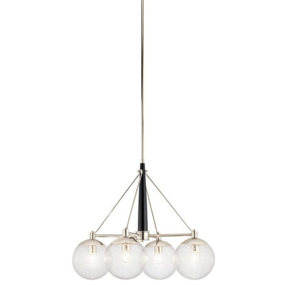 Kichler Marilyn 4-Light Polished Nickel Globe Chandelier