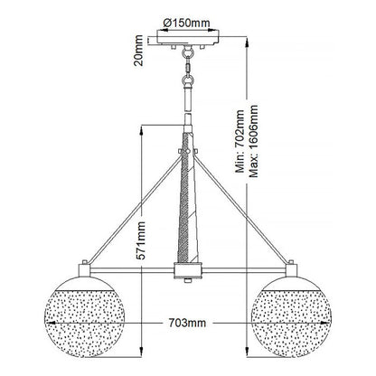 Kichler Marilyn 4-Light Polished Nickel Globe Chandelier