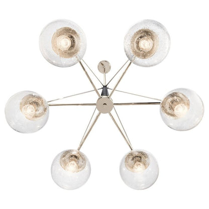 Kichler Marilyn 6-Light Polished Nickel Globe Chandelier