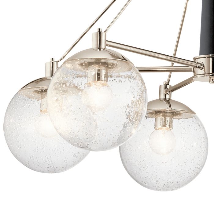 Kichler Marilyn 6-Light Polished Nickel Globe Chandelier