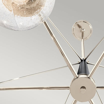 Kichler Marilyn 6-Light Polished Nickel Globe Chandelier
