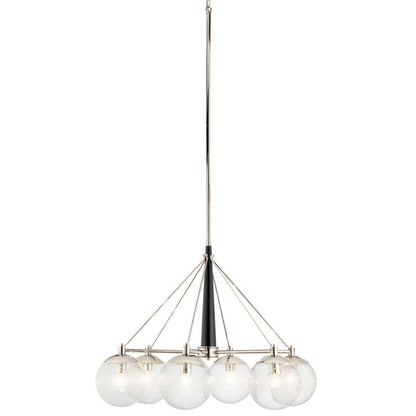 Kichler Marilyn 6-Light Polished Nickel Globe Chandelier