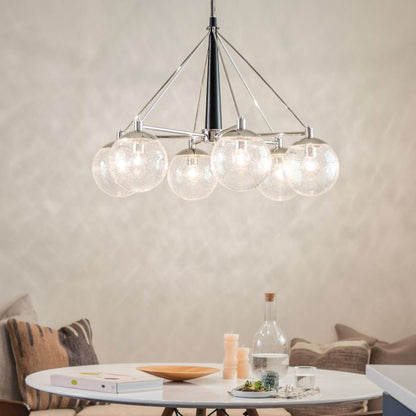 Kichler Marilyn 6-Light Polished Nickel Globe Chandelier
