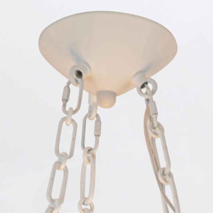 Alora Martine 3-Light Antique White Modern Pendant Chandelier