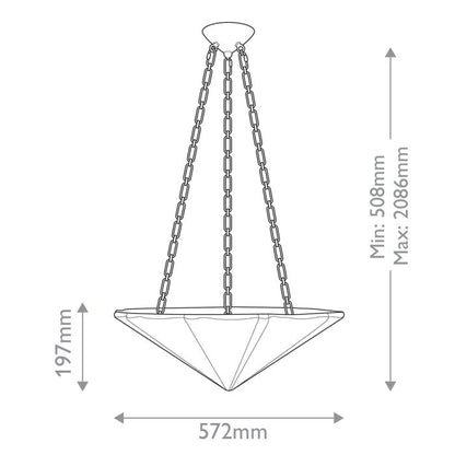 Alora Martine 3-Light Antique White Modern Pendant Chandelier