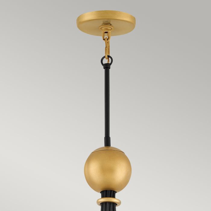 Lisa McDennon by Hinkley Nula 15-Light Shell White & Luxe Gold Modern Pendant Chandelier