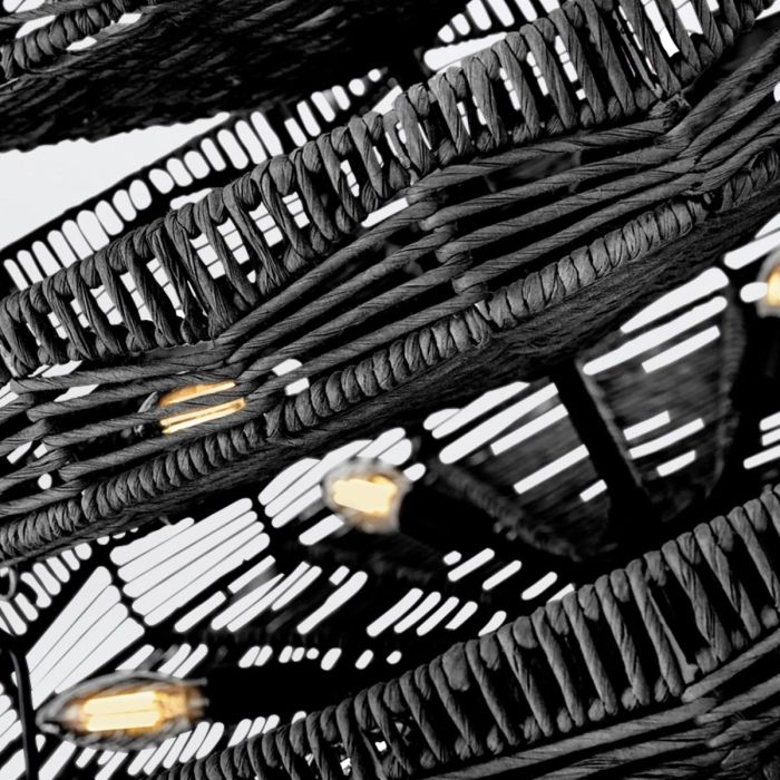 Hinkley Ophelia 13-Light Black Multi-Tier Modern Chandelier
