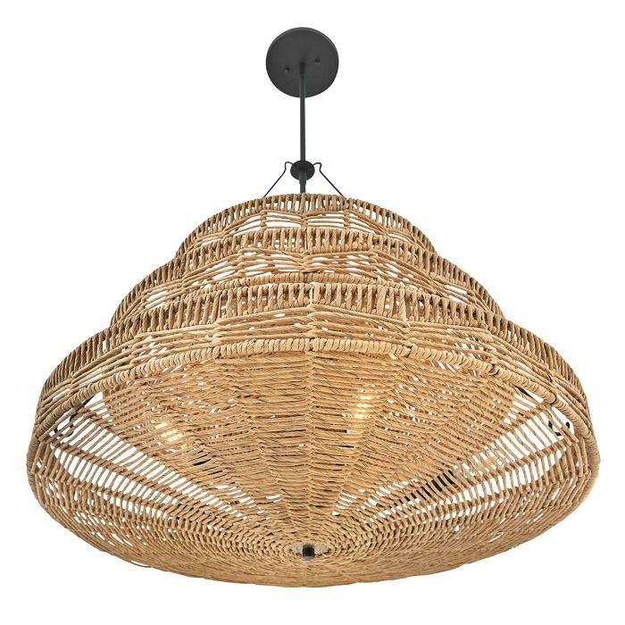 Hinkley Ophelia 13-Light Black/Camel Multi-Tier Modern Chandelier