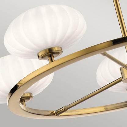 Kichler Pim 5-Light Fox Gold Modern Chandelier