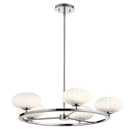 Kichler Pim 5-Light Polished Chrome Modern Chandelier