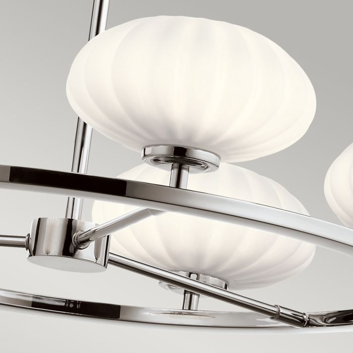 Kichler Pim 5-Light Polished Chrome Modern Chandelier