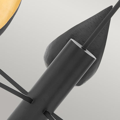 Lisa McDennon by Hinkley Ren 5-Light Matte Black & Gold Modern Chandelier