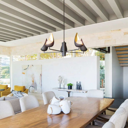 Lisa McDennon by Hinkley Ren 5-Light Matte Black & Gold Modern Chandelier