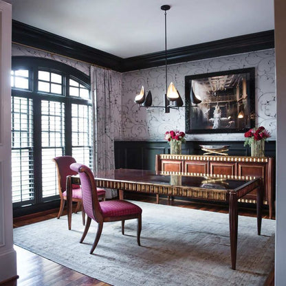 Lisa McDennon by Hinkley Ren 5-Light Matte Black & Gold Modern Chandelier