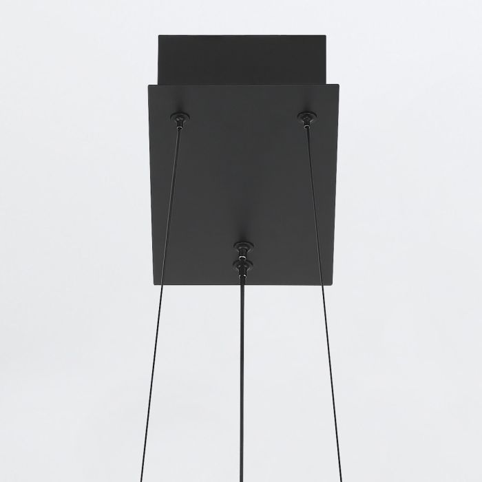 Eurofase Seraph Integrated LED Matte Black Linear Island Chandelier