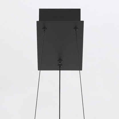 Eurofase Seraph Integrated LED Matte Black Linear Island Chandelier
