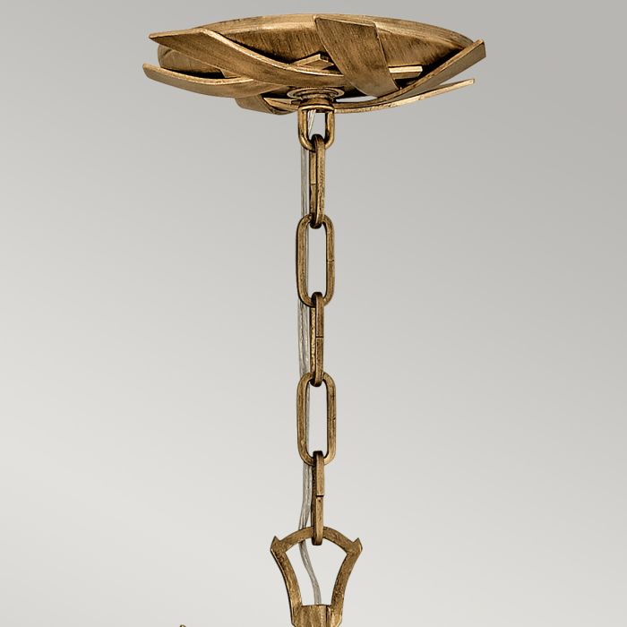 Hinkley Vida 6-Light Burnished Gold Modern Chandelier