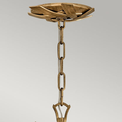 Hinkley Vida 6-Light Burnished Gold Modern Chandelier