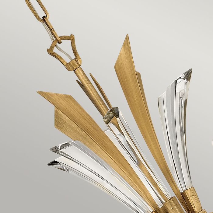 Hinkley Vida 6-Light Burnished Gold Modern Chandelier