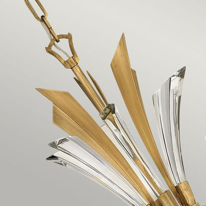 Hinkley Vida 6-Light Burnished Gold Modern Chandelier