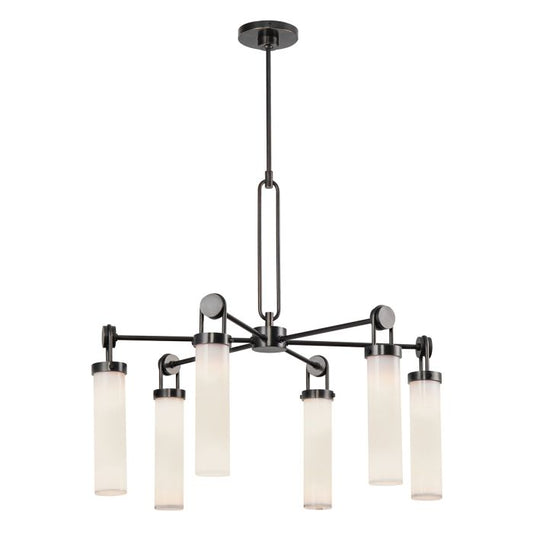 Alora Wynwood 6-Light Urban Bronze Modern Chandelier