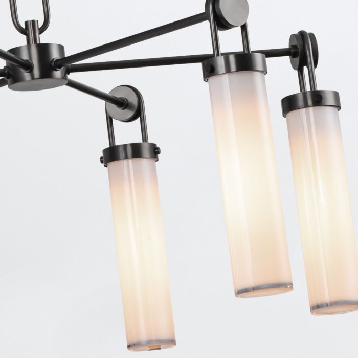 Alora Wynwood 6-Light Urban Bronze Modern Chandelier